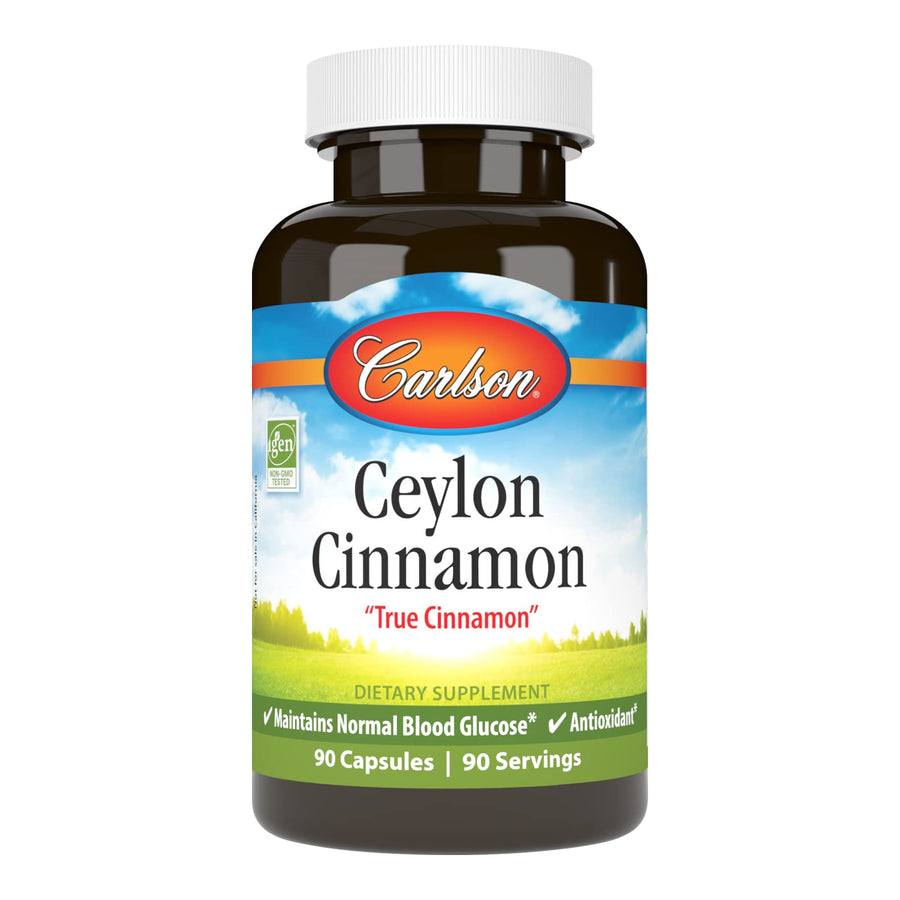 - Ceylon Cinnamon, Cinnamon Supplements, 500 mg, Cinnamon Extract Pills, Ceylon Cinnamon Capsules, 90 Capsules.