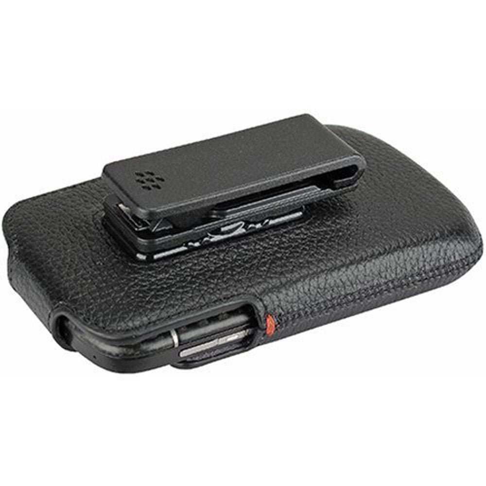 Rim Blackberry Q10, Bold, Curve, Tour, Storm, Torch Leather Swivel Holster, Black HDW-50678-001