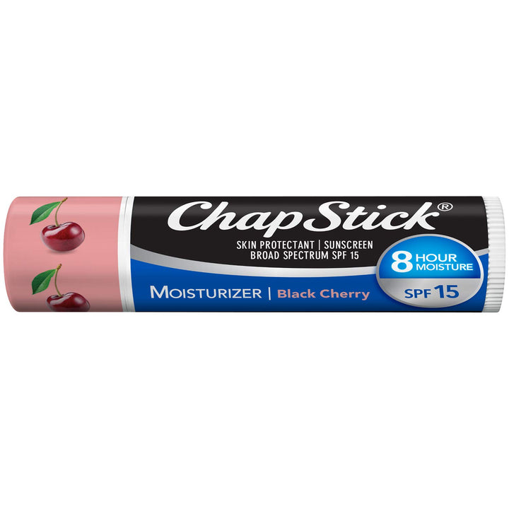ChapStick Lip Balm, Moisture 2 in 1 Lipcare Black Cherry Spf 15 3 Count