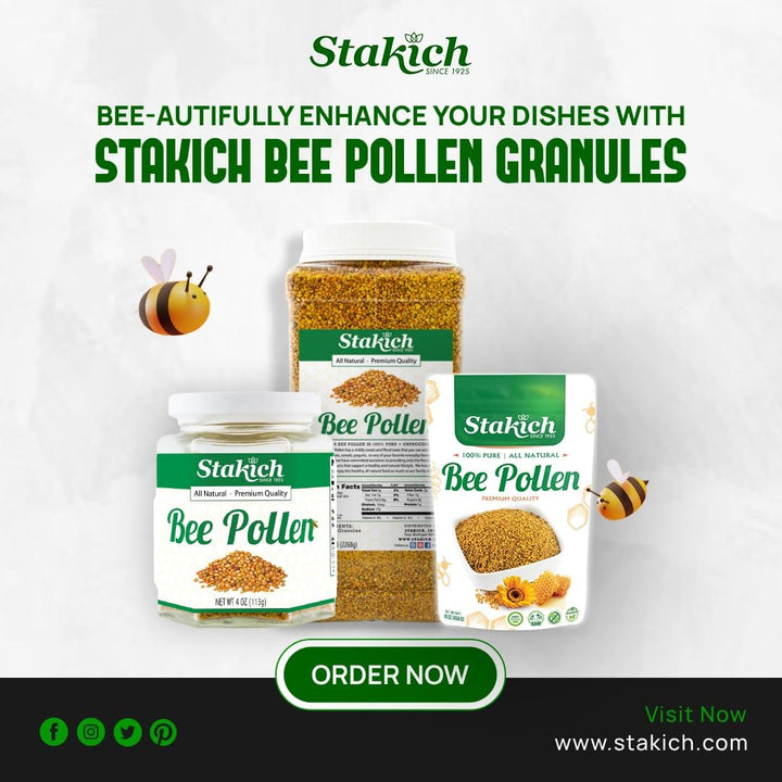 Bee Pollen Granules 1 Pound (Pack of 1)