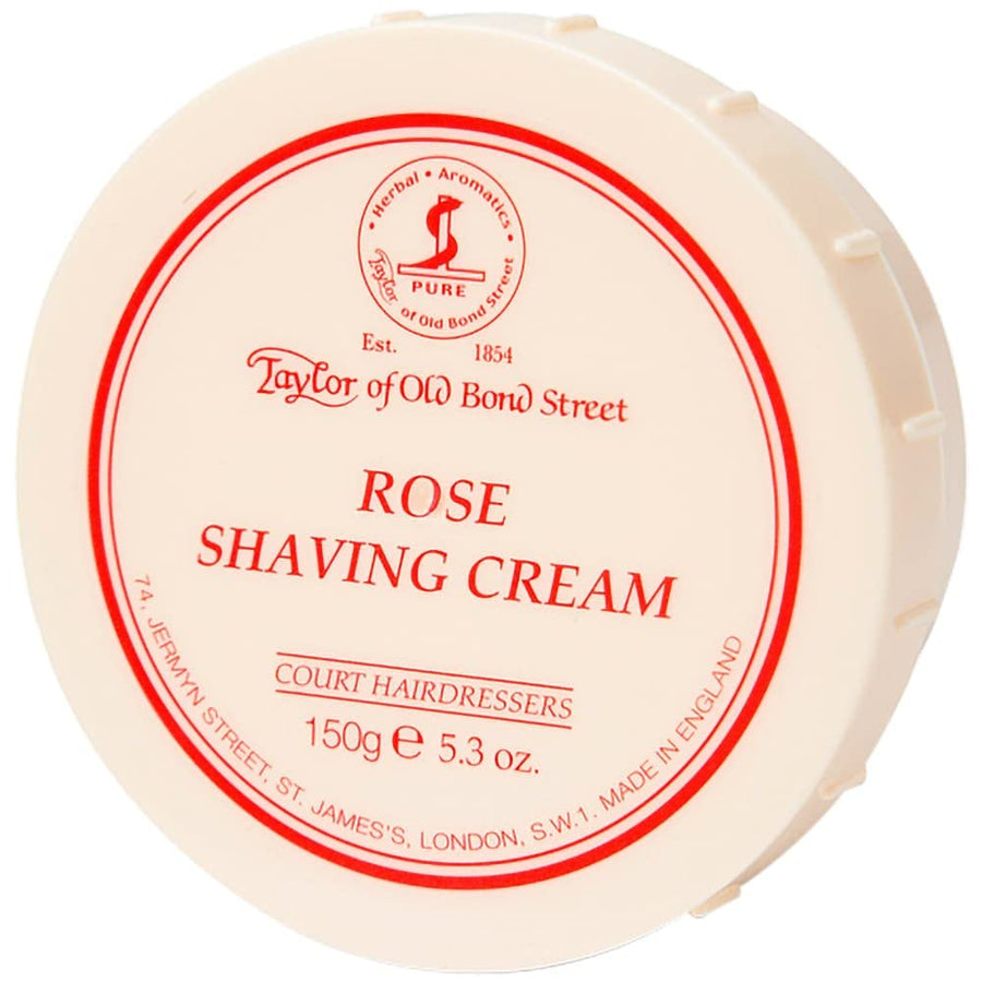 Rose Shaving Cream Jar, 5.3-Ounce (01004)