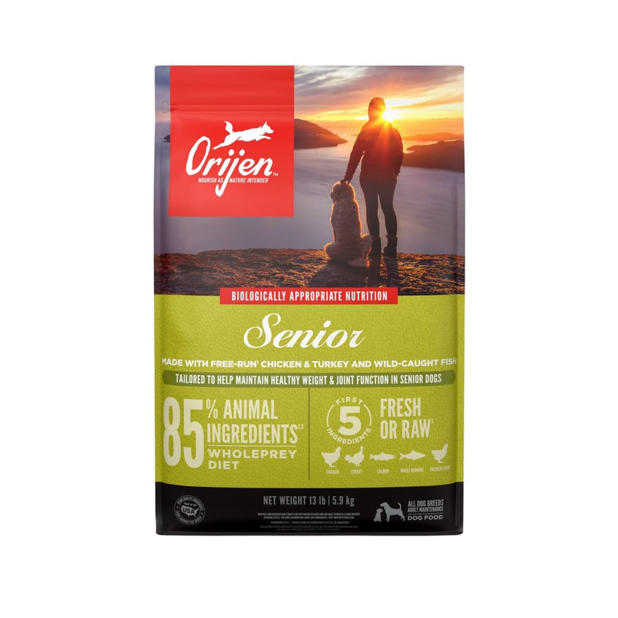 Senior Dry Dog Food, Grain Free Dry Dog Food for Senior Dogs, Fresh or Raw Ingredients, 13lb