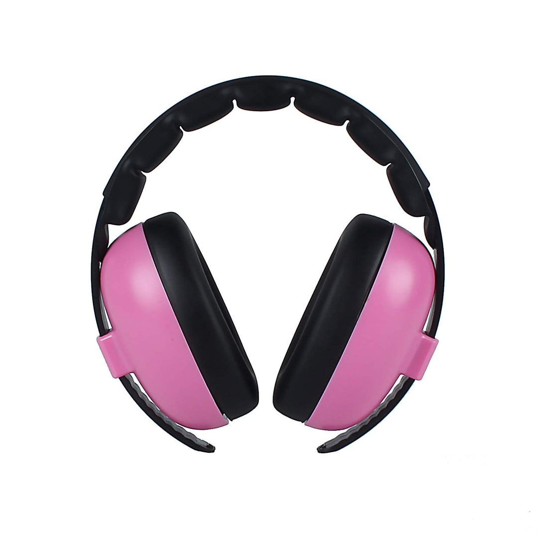 Baby Hearing Protection Safety Earmuffs Noise Reduction Adjustable 0-36Months (Pink)