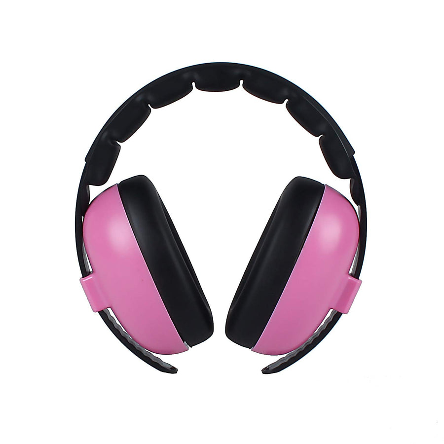 Baby Hearing Protection Safety Earmuffs Noise Reduction Adjustable 0-36Months (Pink)