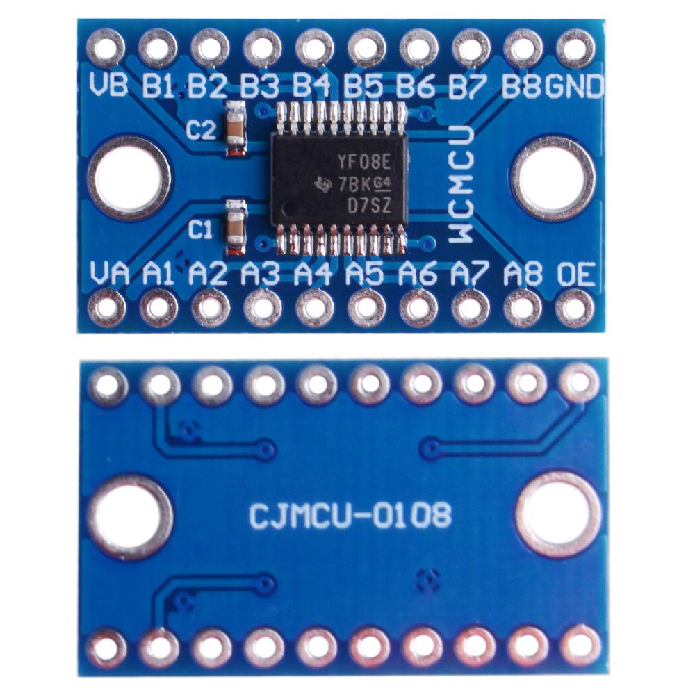 6Pack TXS0108E 8 Channel Logic Level Converter Bi-Directional High Speed Full Duplex Shifter 3.3V 5V for Arduino Raspberry Pi