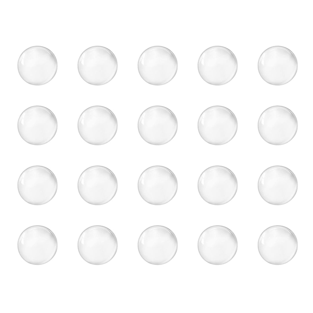 7mm Solid Round Clear Glass Ball Boiling Stones Soda Lime Glass Beads 100pcs