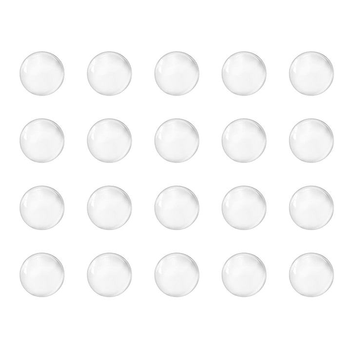 7mm Solid Round Clear Glass Ball Boiling Stones Soda Lime Glass Beads 100pcs