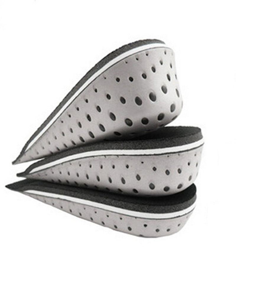 One Pair Breathable Memory Foam Height Increase Insole Invisible Increased Heel Lifting Inserts Shoe Lifts Shoe Pads Elevator Insoles for Men Women (4.3cm height)