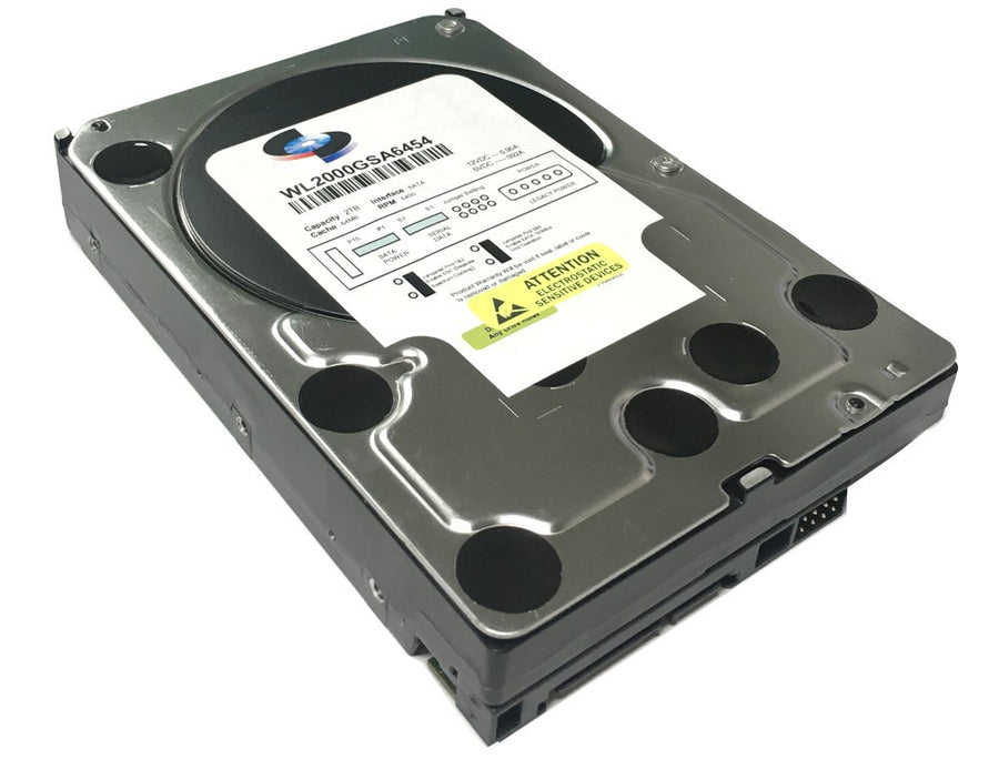 WL 2TB 64MB Cache 5400RPM SATA III (6.0Gb/s) 3.5 Internal Surveillance DVR Hard Drive - w/ 1 Year Warranty