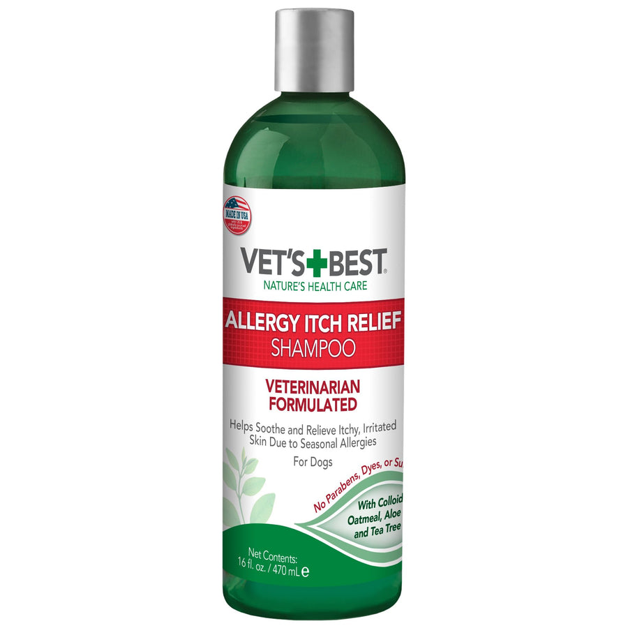 Allergy Itch Relief Dog Shampoo | Cleans and Relieves Discomfort from Seasonal Allergies | Gentle Formula | 16 Oz
