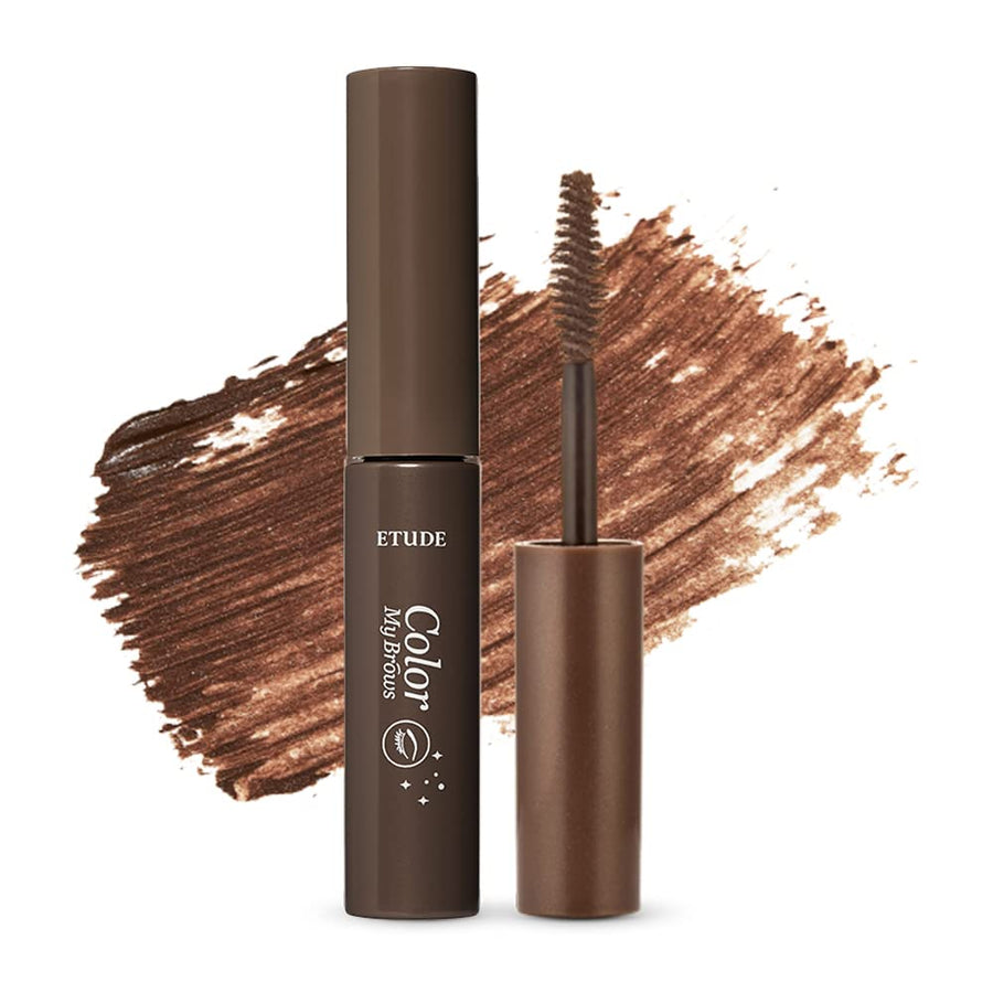 Color My Brows 4.5g #1 Rich Brown | Eyes Makeup | Eyebrow Mascara, Quickly Fixing Natural Eyebrow Makeup with Care Effect | Kbeauty