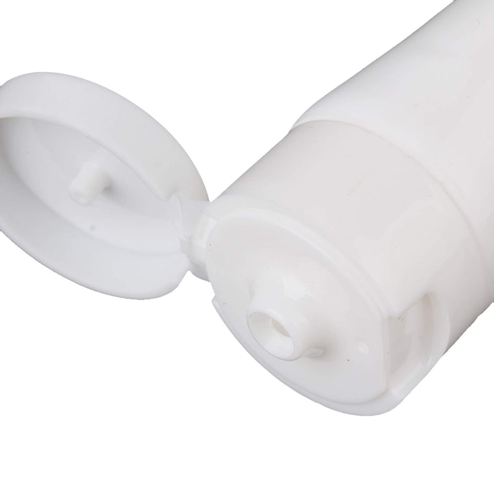 30ml White Soft Flip Plastic Empty Tube Cosmetic Cream Lotion Shampoo Travel Containers Pack of 10
