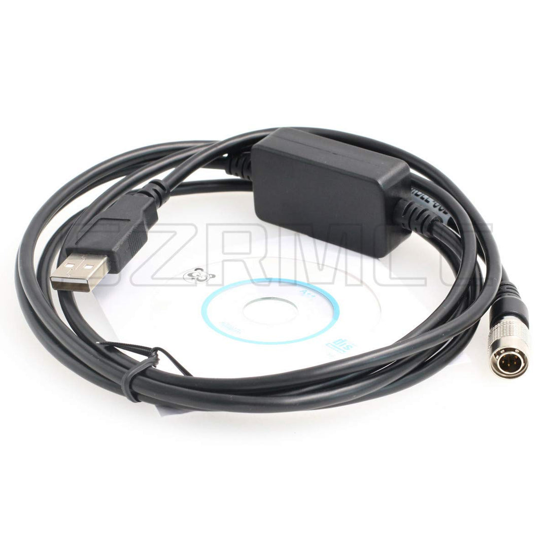 Hirose 6 Pin Male to USB Data Download Cable for Trimble GPS S6 S8 M3 Total Station