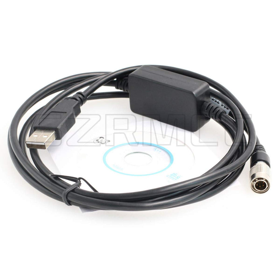 Hirose 6 Pin Male to USB Data Download Cable for Trimble GPS S6 S8 M3 Total Station
