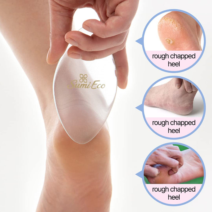 Colossal Innovative Nano Glass Callus Remover Foot File - Coarse Foot Rasp Colossal Foot Scrubber Salon Home Pedicure Foot Care Tool for Soft Feet (1PC)