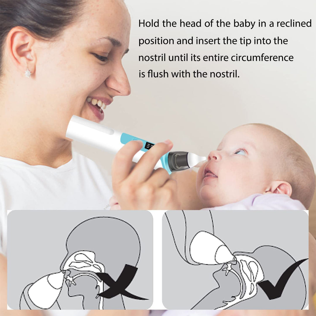 Nasal Aspirator for Baby, Baby Nose Sucker for Newborn Infant Toddlers and Kids, Electric Snot Cleaner