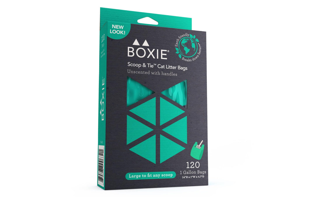Boxie® Sustainable Scoop & Tie™ Bags for Pet Waste, - 120 Count (Pack of 1)
