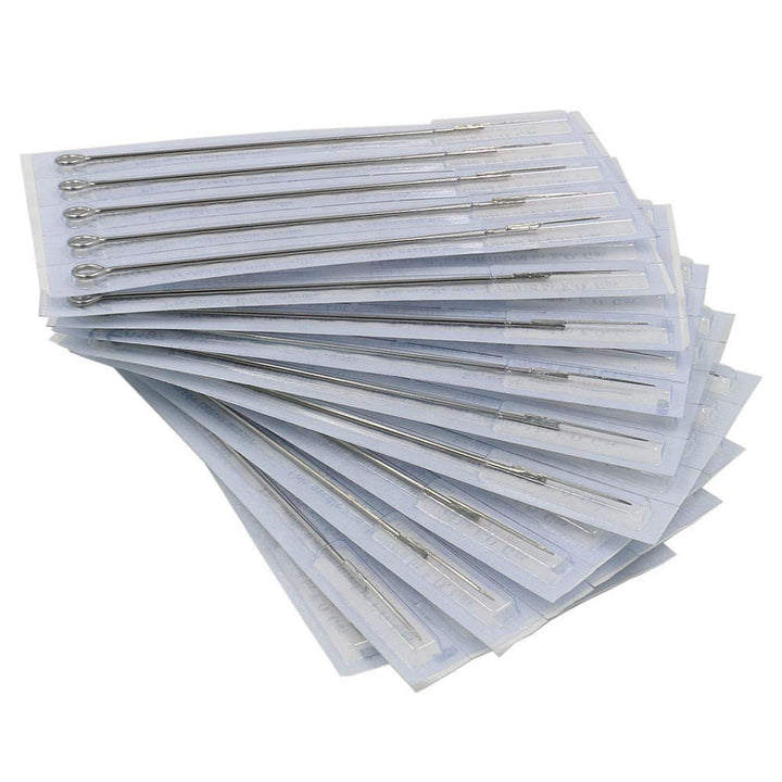 Tattoo Needles Kit - 50PCS Mixed Tattoo Machine Needles 1RL,3RL,5RL,7RL,9RL,11RL Disposable Tattoo Gun Needles Assorted Bugpin Round Liners for Tattoo Kit and Tattoo Supplies (Mixed-RL-50pcs)