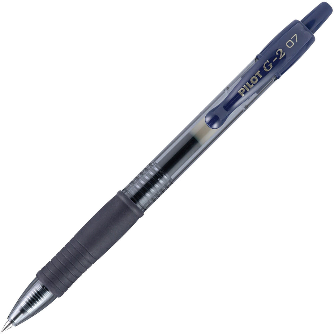 , G2 Premium Gel Roller Pens, Fine Point 0.7 mm, Navy Blue, Pack of 12