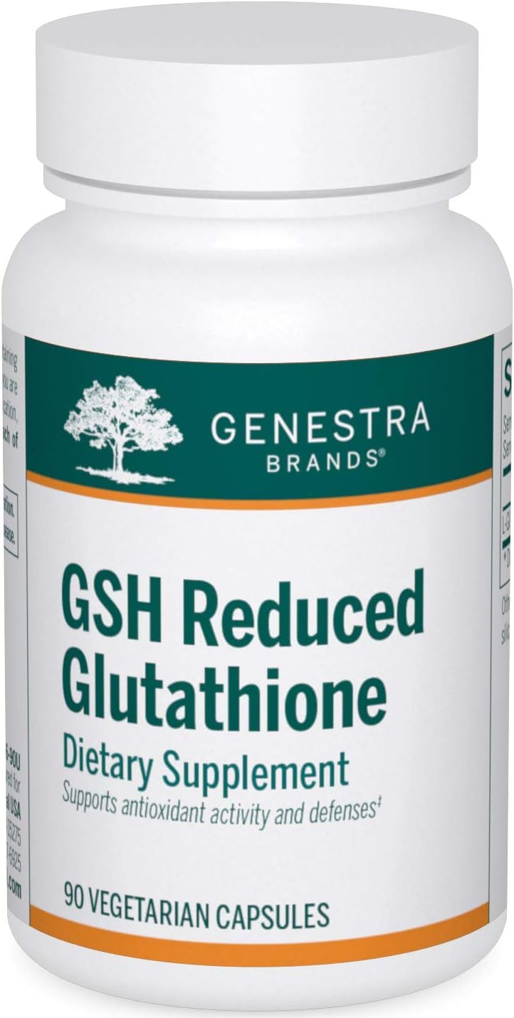 GSH Reduced Glutathione | Antioxidant Defense Supplement | 90 Capsules