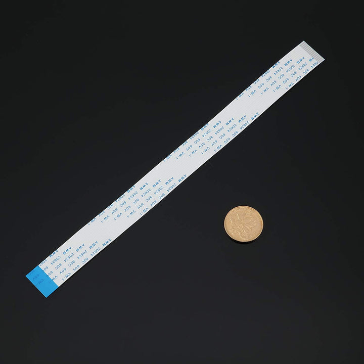 15 Pieces Flexible Ribbon Cable Set, Compatible with Raspberry Pi Camera, Including 3.9'' 5.9'' 7.87'' 9.84'' 11.8'' 15.74'' 19.69'' 39.37'' for Pi Camera, 6.3'' for Pi Zero