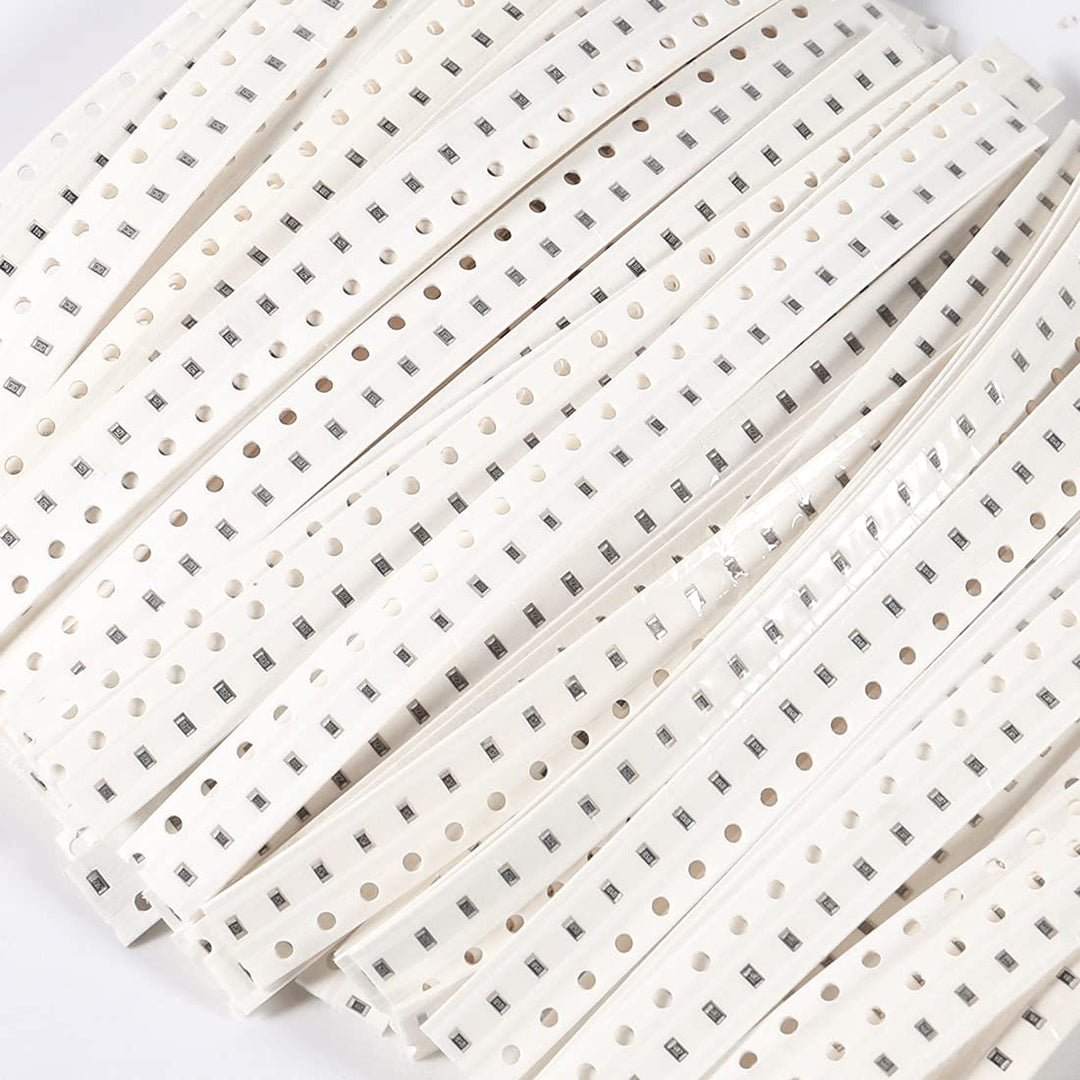 1500PCS 0603 SMD Resistor Kit, 0 ohm -10M ohm 60 Values (Each Value 20pcs) 0.1W ±1% Tolerance SMD chip Fixed Resistor Assorted Kit (0603 SMD Resistor Kit)