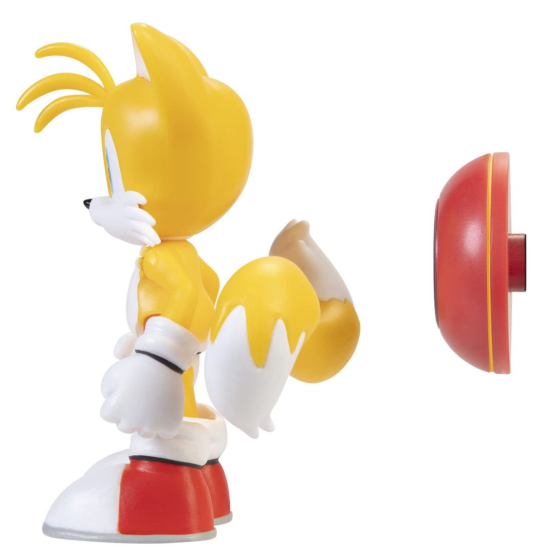 4-Inch Action Figure Modern Tails with Star Spring Collectible Toy