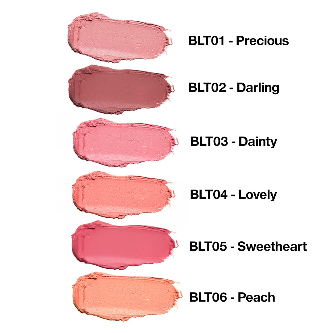 I'm Blushing 2-in-1 Cheek and Lip Tint, Buildable Lightweight Cream Blush, Sheer Multi Stick Hydrating formula, All day wear, Easy Application, Shimmery, Blends Perfectly onto Skin, Lovely