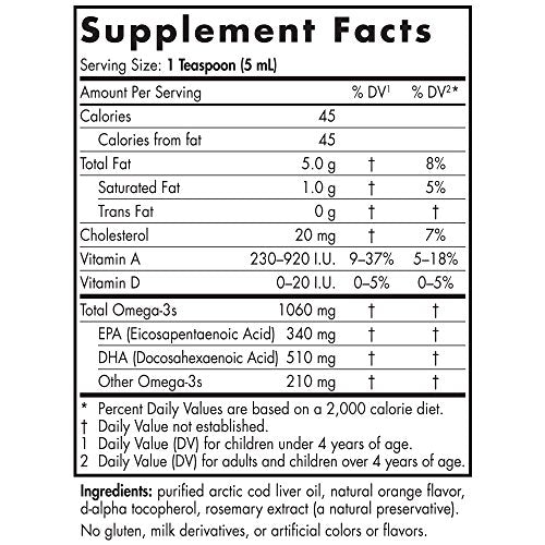 - Arctic CLO, Heart and Brain Health, and Optimal Wellness, Orange8 Fl Oz (Pack of 1)