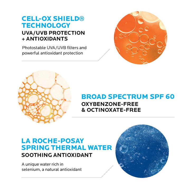 Anthelios Melt-In Milk Sunscreen SPF 60 | Sunscreen For Body & Face | Broad Spectrum SPF + Antioxidants | Oil Free Sunscreen Lotion | Lightweight & Fast Absorbing | Oxybenzone Free