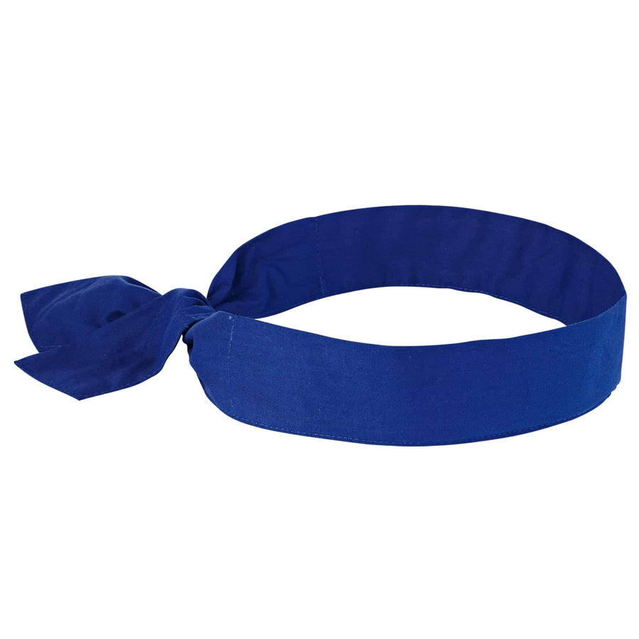 Chill Its 6700 Cooling Bandana, Evaporative Polymer Crystals for Cooling Relief, Tie for Adjustable Fit, Blue