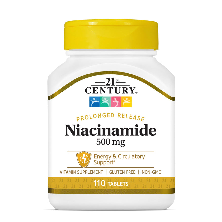 Niacinamide 500 mg Prolonged Release Tablets, 110 Count