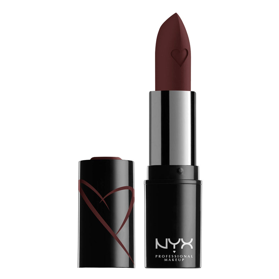 PROFESSIONAL MAKEUP Shout Loud Satin Lipstick, Infused With Shea Butter - So Dramatic (Plum Brown)