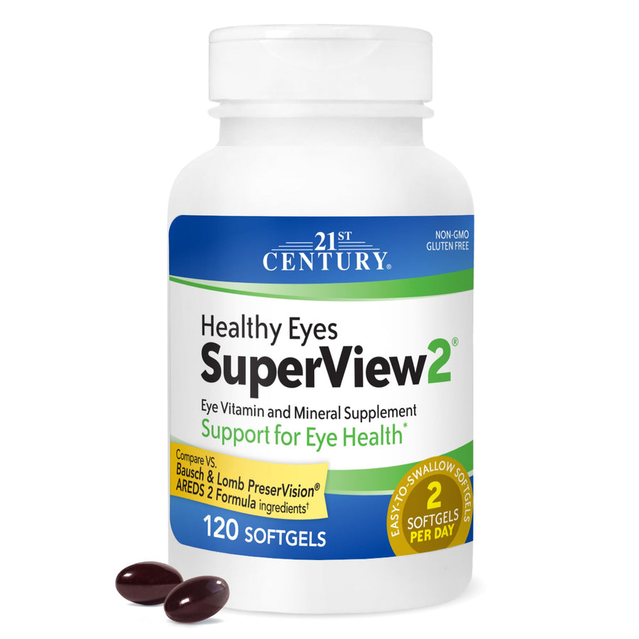 Healthy Eyes SuperView 2 Softgels, 120 Count