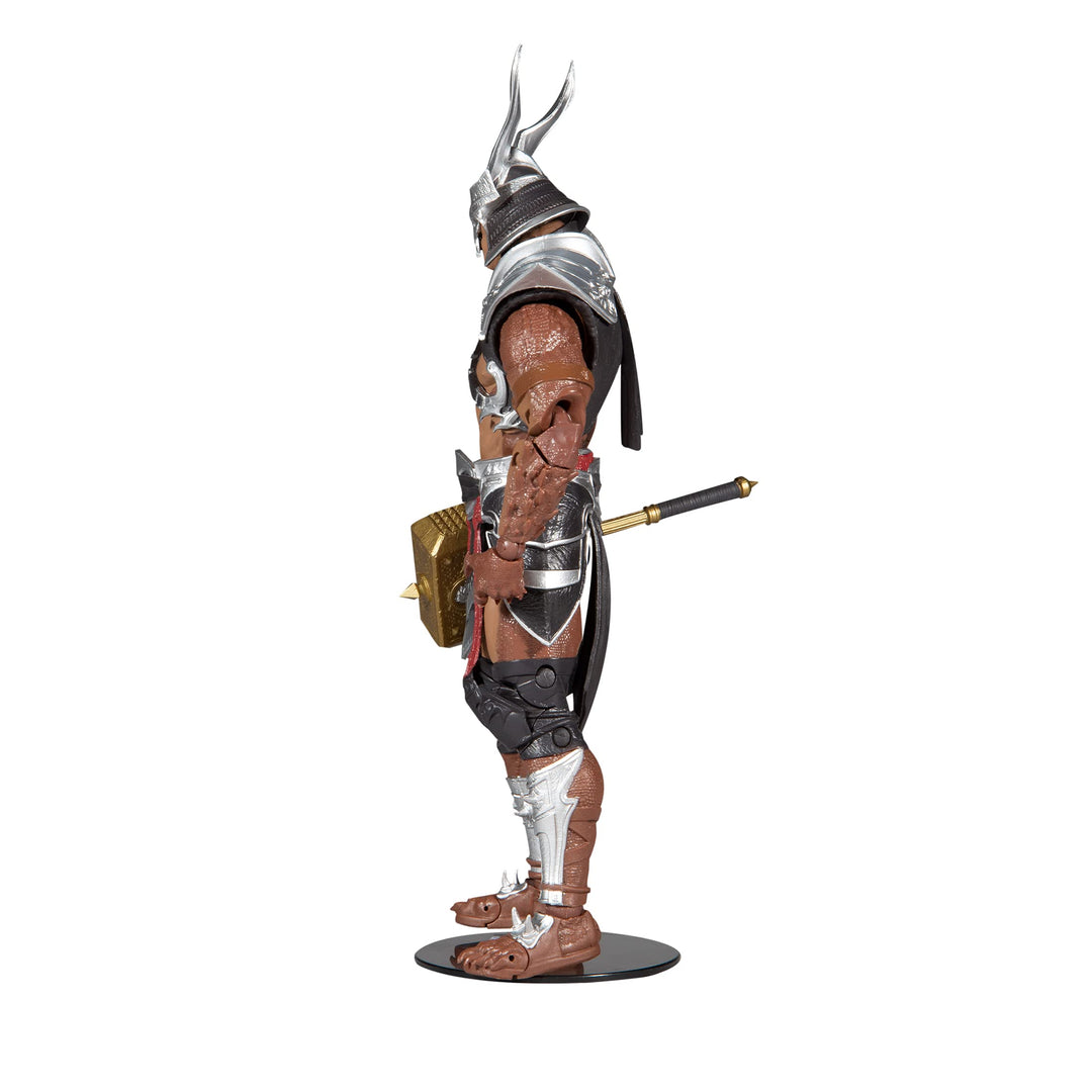 Mortal Kombat Shao Kahn (Platinum Kahn) 7 Action Figure with Accessories