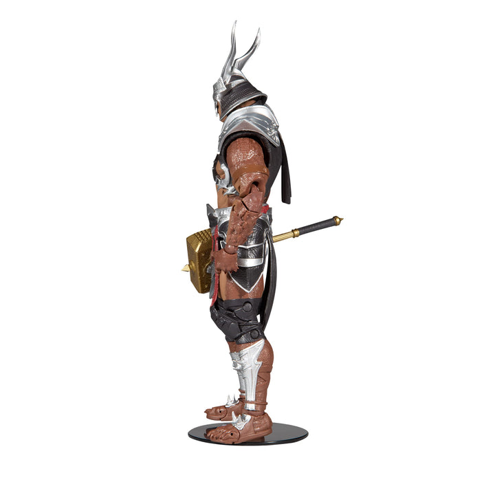 Mortal Kombat Shao Kahn (Platinum Kahn) 7 Action Figure with Accessories