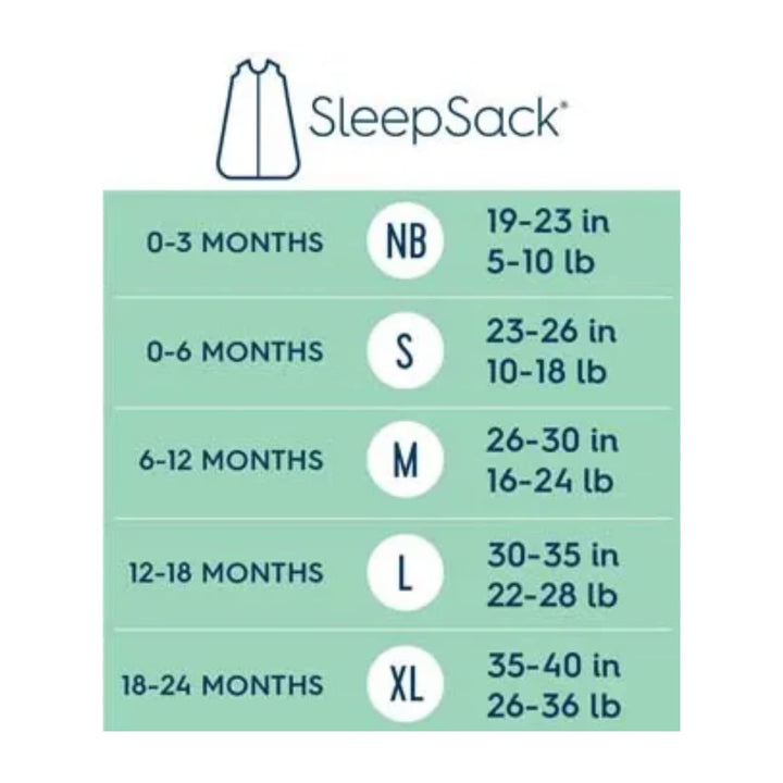SleepSack, 100% Cotton Wearable Blanket, Swaddle Transition Sleeping Bag, TOG 0.5, Soft Pink, X-Large, 18-24 Months