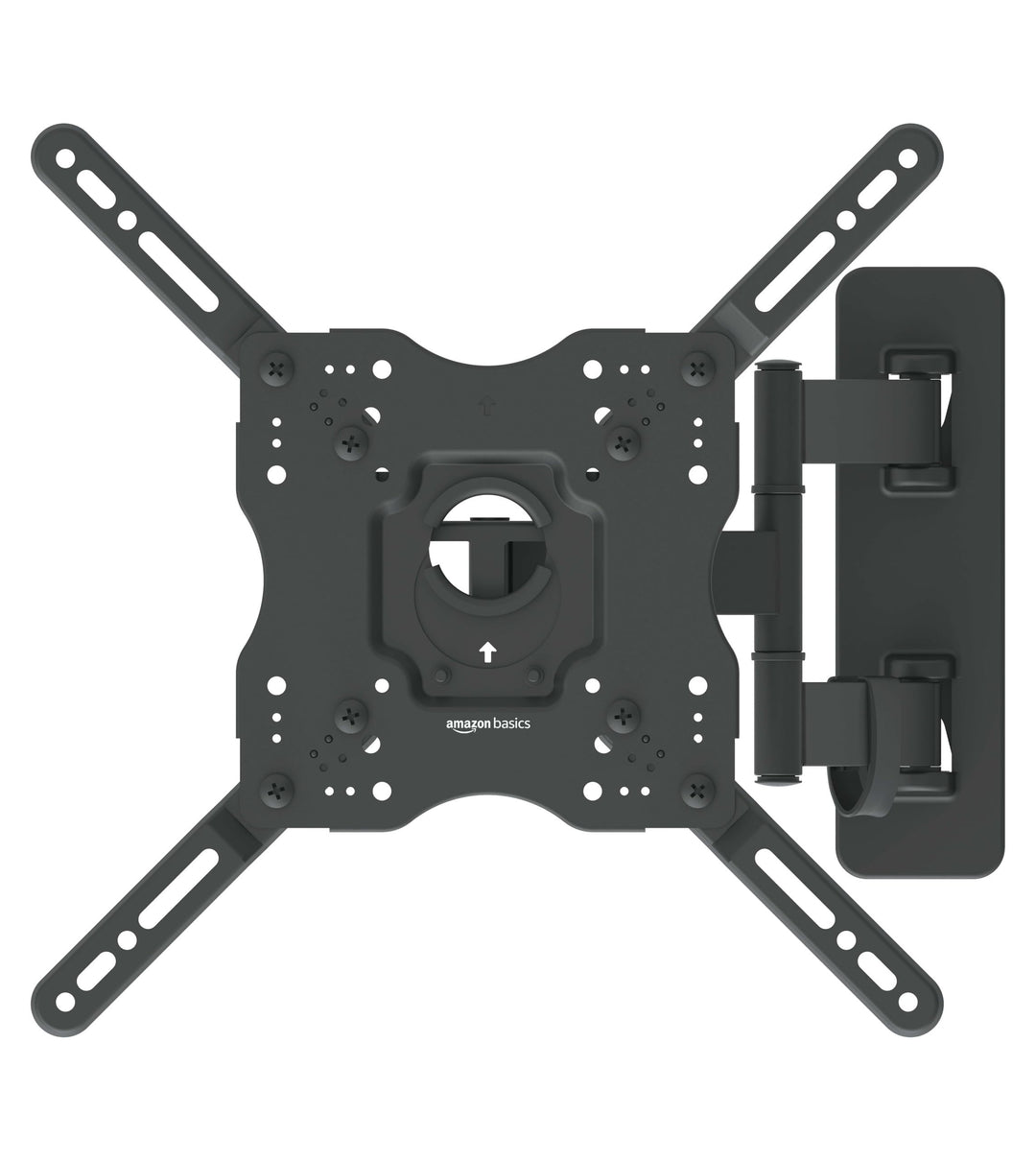 Full Motion Articulating TV Monitor Wall Mount for 26 to 55 TVs and Flat Panels up to 80 Lbs, Black