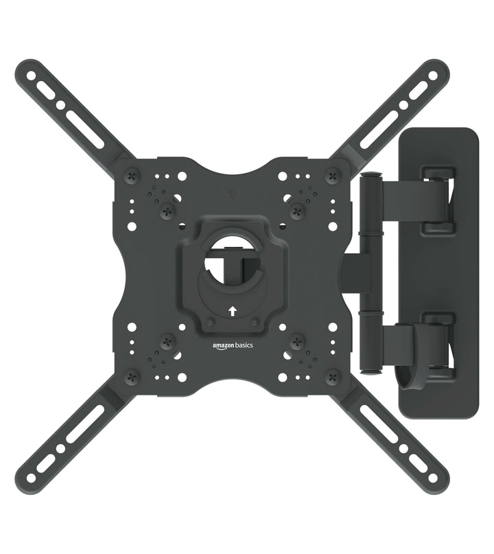 Full Motion Articulating TV Monitor Wall Mount for 26 to 55 TVs and Flat Panels up to 80 Lbs, Black