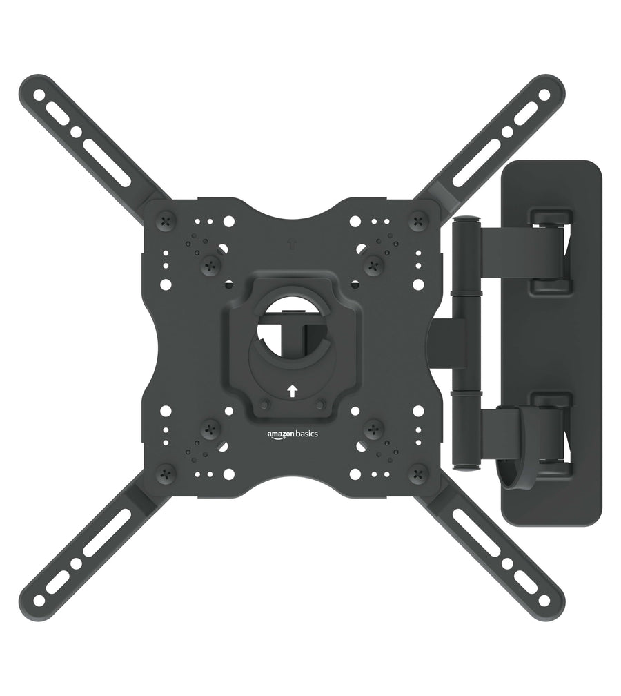 Full Motion Articulating TV Monitor Wall Mount for 26 to 55 TVs and Flat Panels up to 80 Lbs, Black