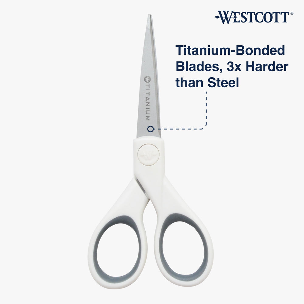 5 Micro-Tip Craft Scissors with Titanium-Bonded Blades for Crafting, Sewing & More