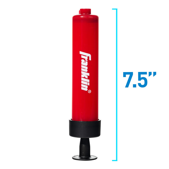 Ball Pump Kit -7.4 - Perfect for Basketballs, Soccer Balls and More - Complete Hand Pump Kit with Needles, Flexible Hose, Air Pressure Gauge and Carry Bag