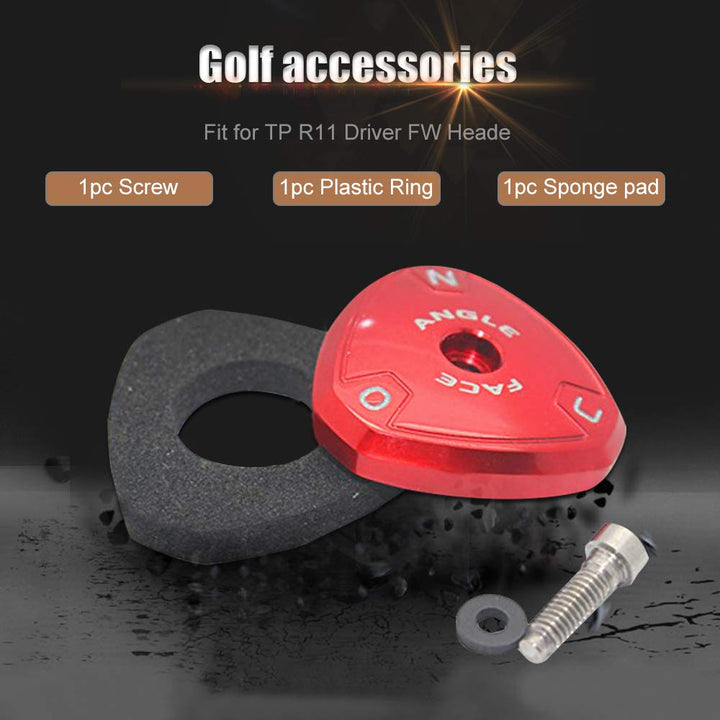 Golf R11 Plate #8 Sole Plate, Golf Adjustable ASP Sole Plate Compatible with R11 Driver FW Head + Screw Red