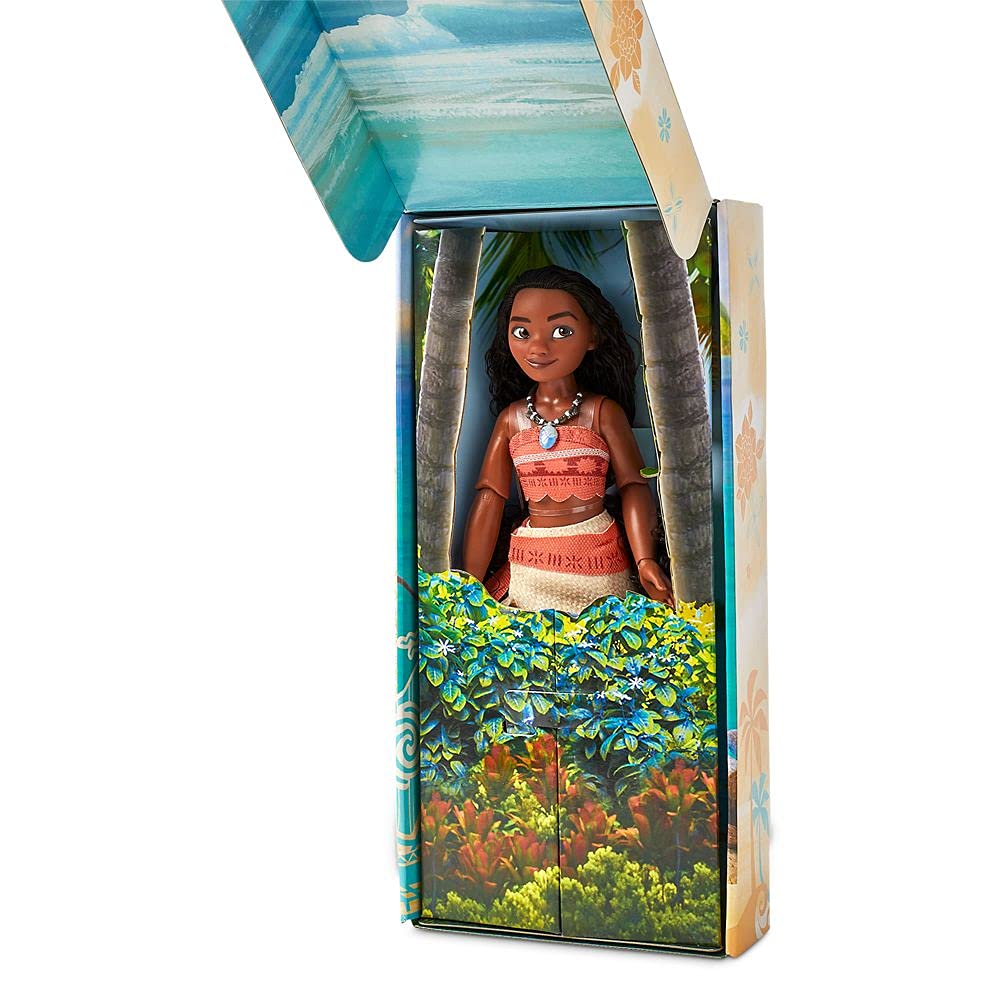 Store Official Princess Classic Doll (Moana), 11 Inches, Includes Brush with Molded Details, Fully Posable Toy in Classic Outfit Princess Toys for Girls