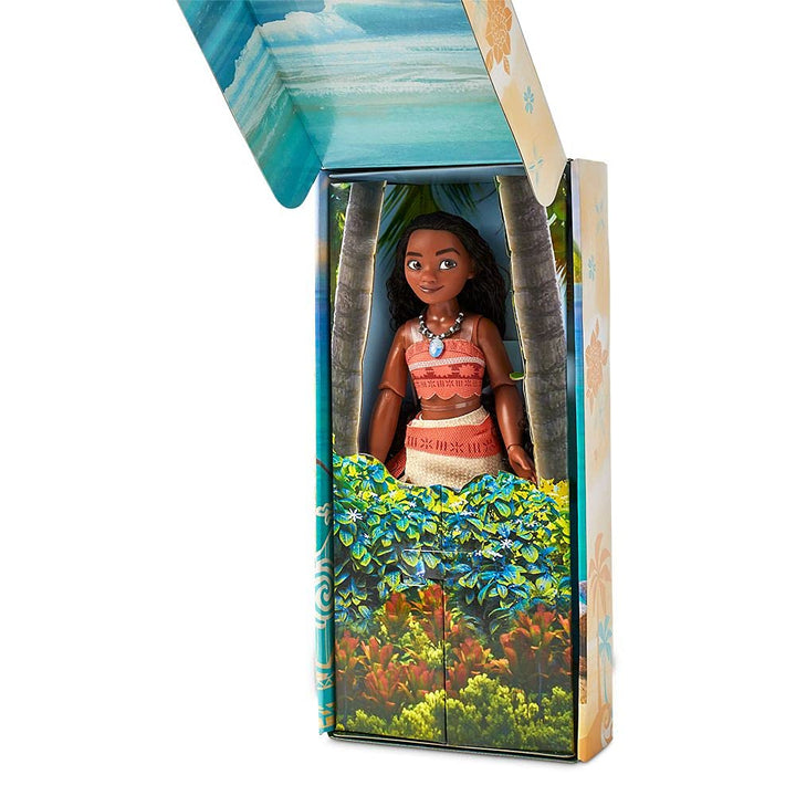 Store Official Princess Classic Doll (Moana), 11 Inches, Includes Brush with Molded Details, Fully Posable Toy in Classic Outfit Princess Toys for Girls