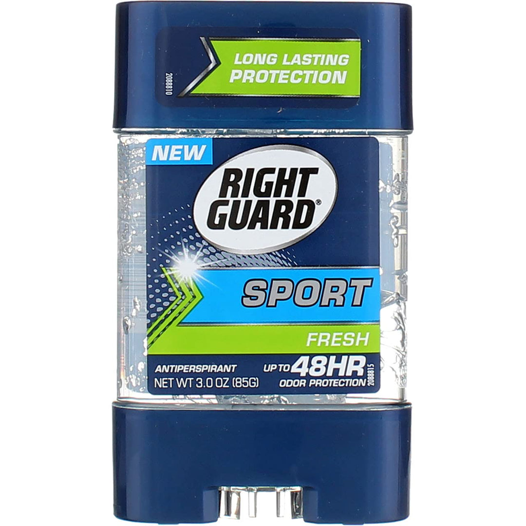 Sport Antiperspirant and Deodorant, Clear Gel, Fresh, 3 Ounce (Pack of 4)