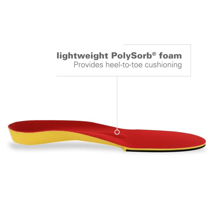 Spenco Polysorb Walker/Runner Athletic Insole, Women's 7-8 / Men's 6-7