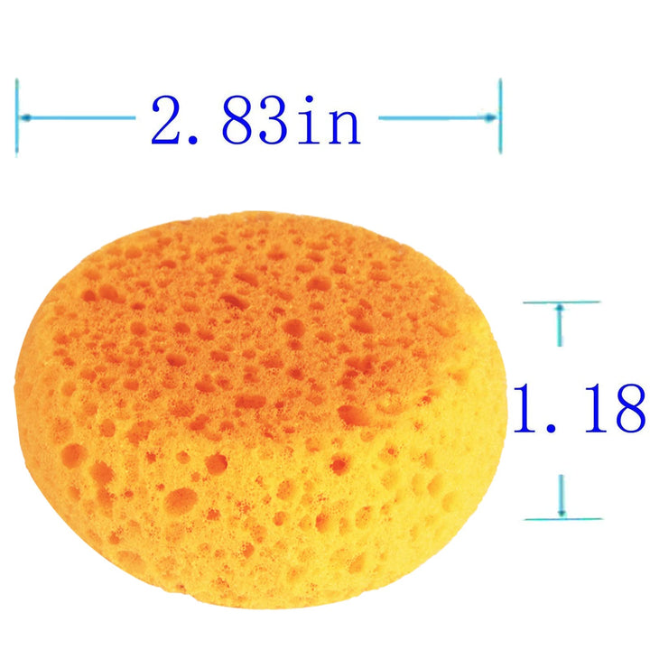 20 PCS Tack Sponges, High Elasticity Saddle soap for Leather, high Water Absorption Saddle soap Diameter 2.83, height1.18IN, Suitable for Crafts, Ceramics, Household Use & More