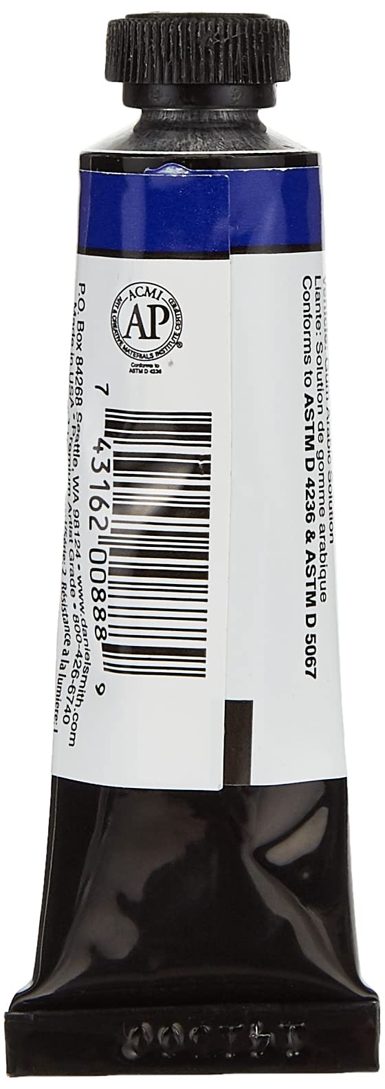 Daniel Smith Extra Fine Watercolor 15ml Paint Tube, French Ultramarine (284600034), 0.5 Fl Oz (Pack of 1)