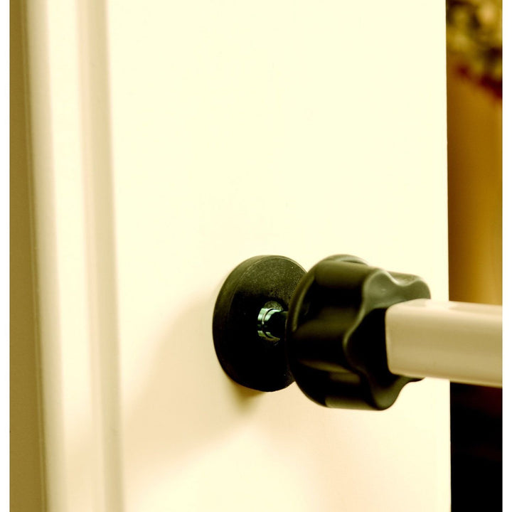 MINI Expandable Extra Wide Pet Gate with Small Pet Door (916006), White, 18-31 inches